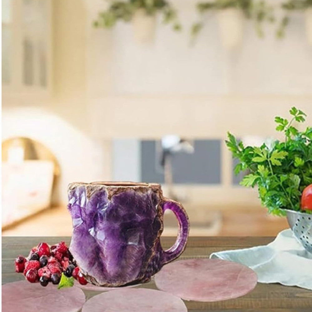 400ml Resin Mineral Crystal Coffee Mugs With Handles Elegant Fake Mineral Crystal Cup For Workplace Home Decor Christmas Gift Kitchen Gadgets 400ml Resin Mineral Crystal Coffee Mugs With Handles Elegant Fake Mineral Crystal Cup For Workplace Home Decor Christmas Gift Kitchen Gadgets